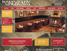 Tablet Screenshot of gingermanct.com